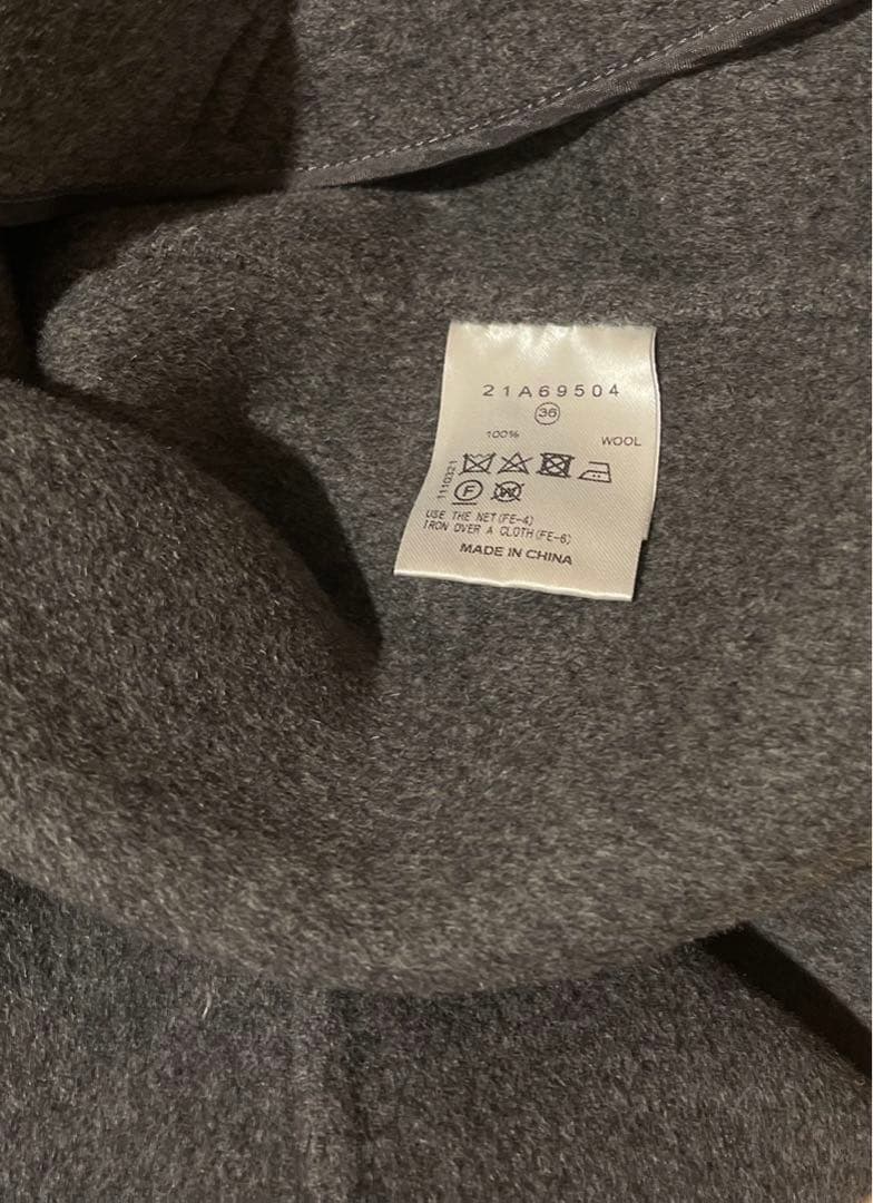 ルシェルブルー　Hooded Over COAT グレー