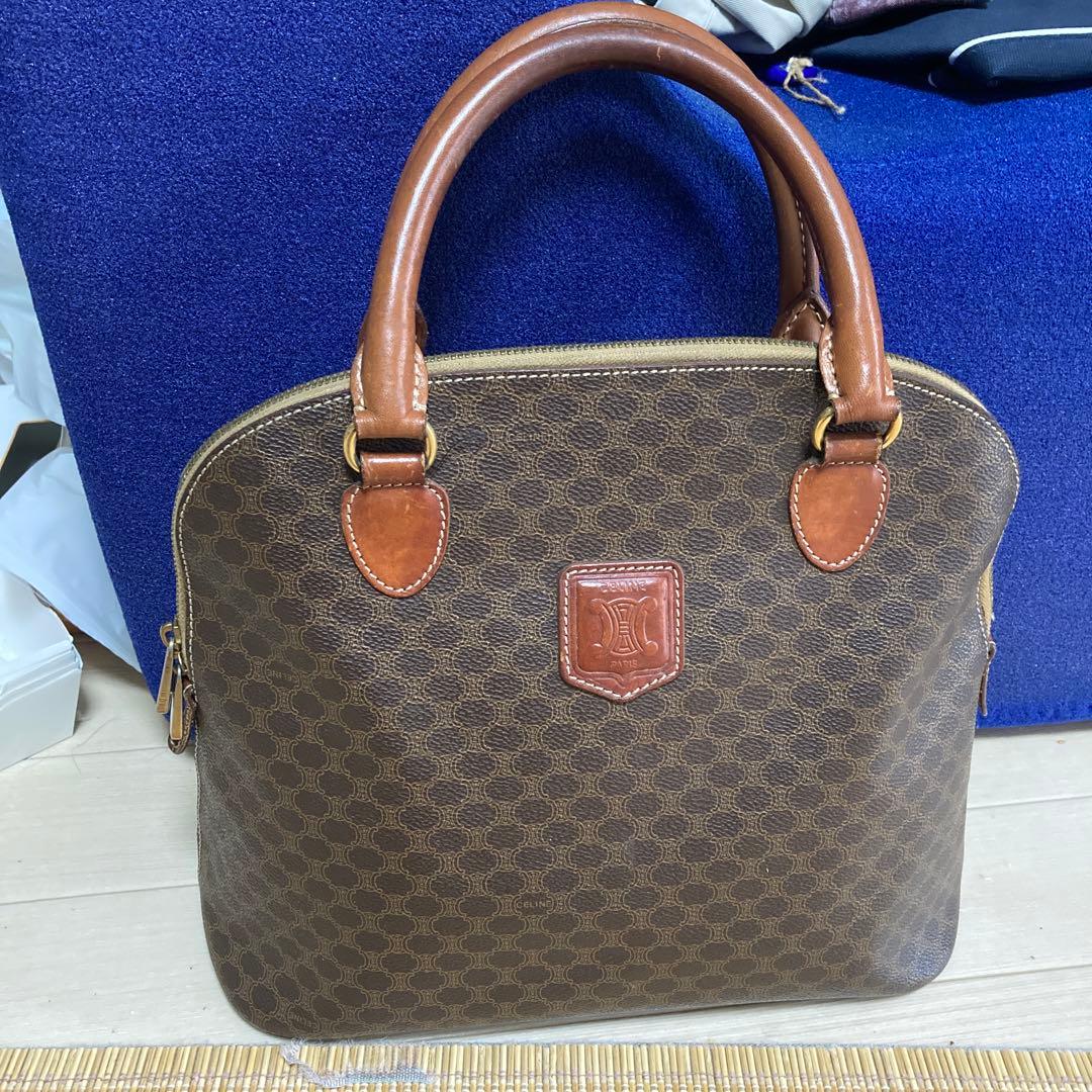 celine セリーヌ　オールド　ヴィンテージ ハンドバッグ　マカダム
