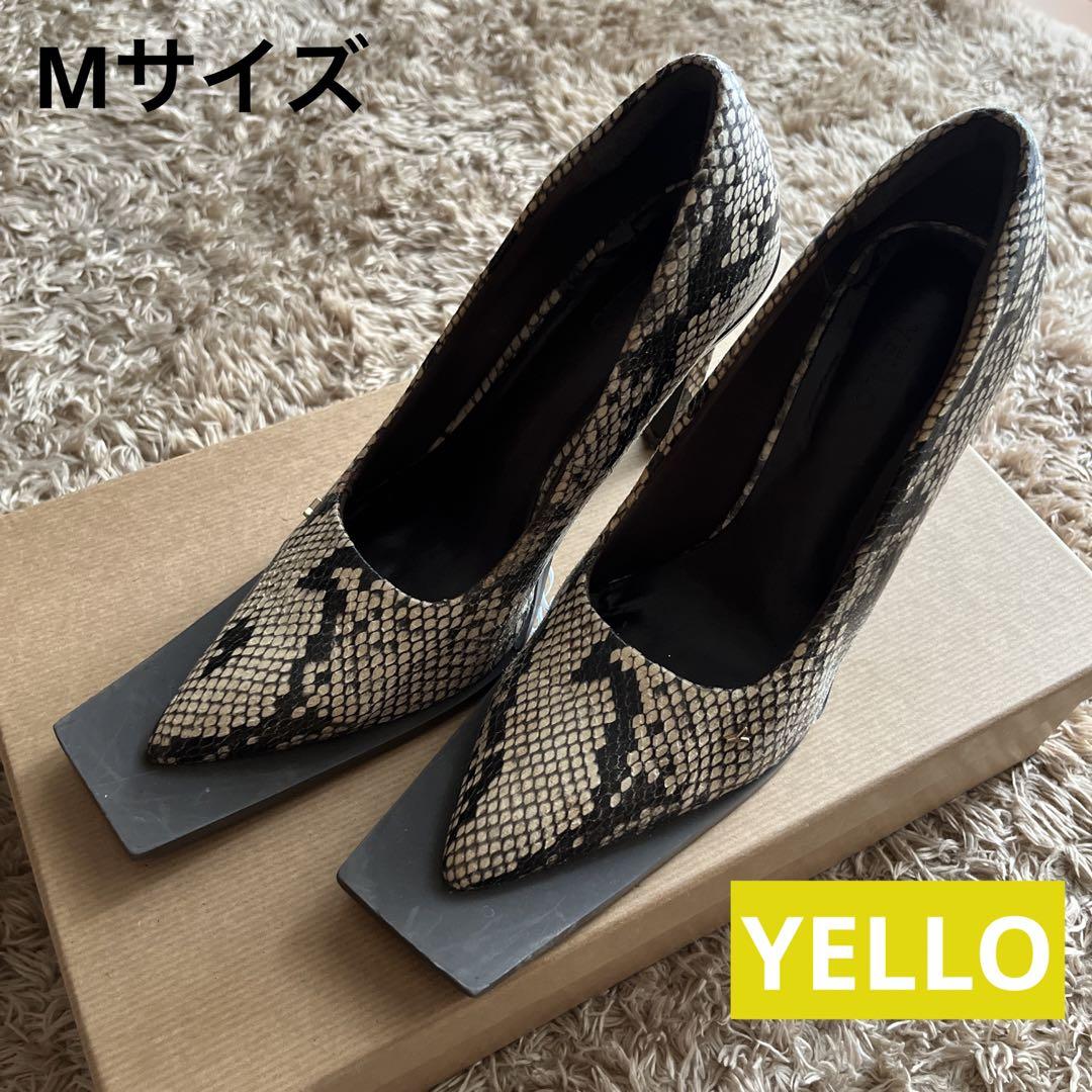 YELLO パンプス　アニマル柄　M