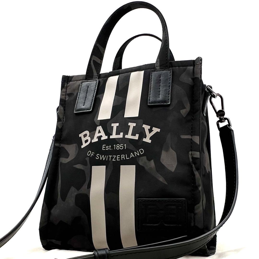《美品》現行BALLY トレスポ ナイロン 2WAY ミニ ショルダーバッグ