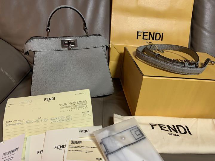 FENDI ピーカブー　セレリア　アイシーユースモール　限定カラー新品2022