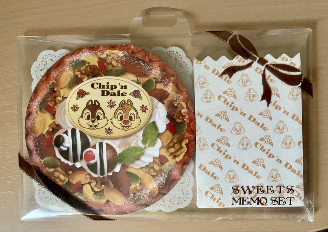 ディズニー　スイーツメモ　チップ　デール
