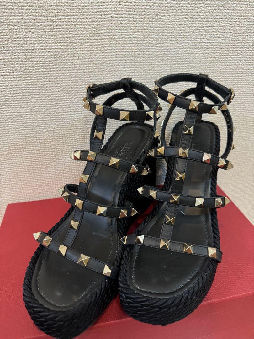 valentino ウェッジソール　サンダル　36