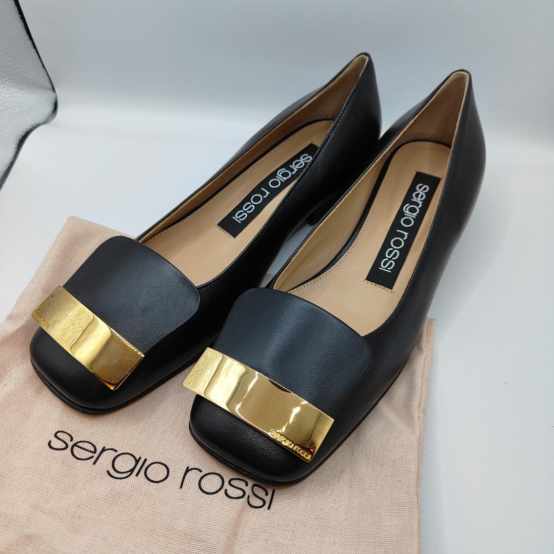 新品未使用✨セルジオロッシ sr1 フラットシューズ ブラック