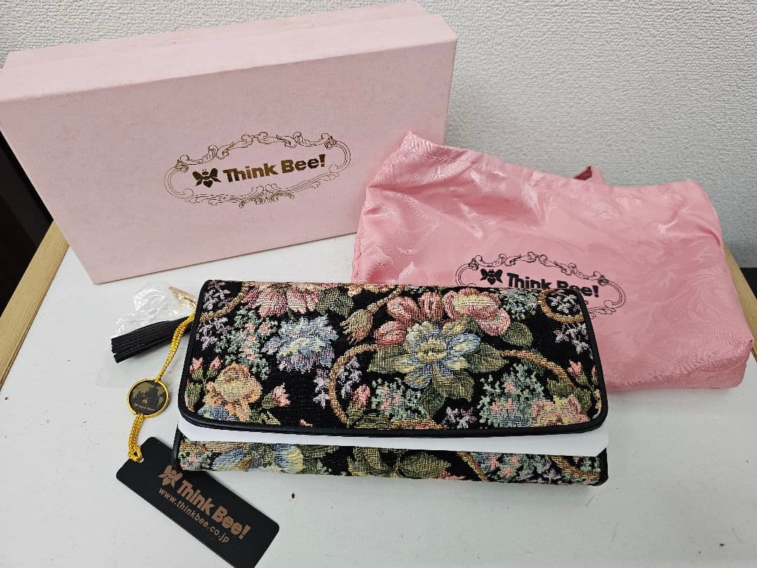 Think Bee! シンクビー 長財布 ゴブラン織り 未使用
