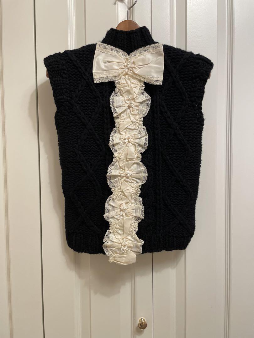 美品★CHANEL★カシミヤ100%ニットベスト34