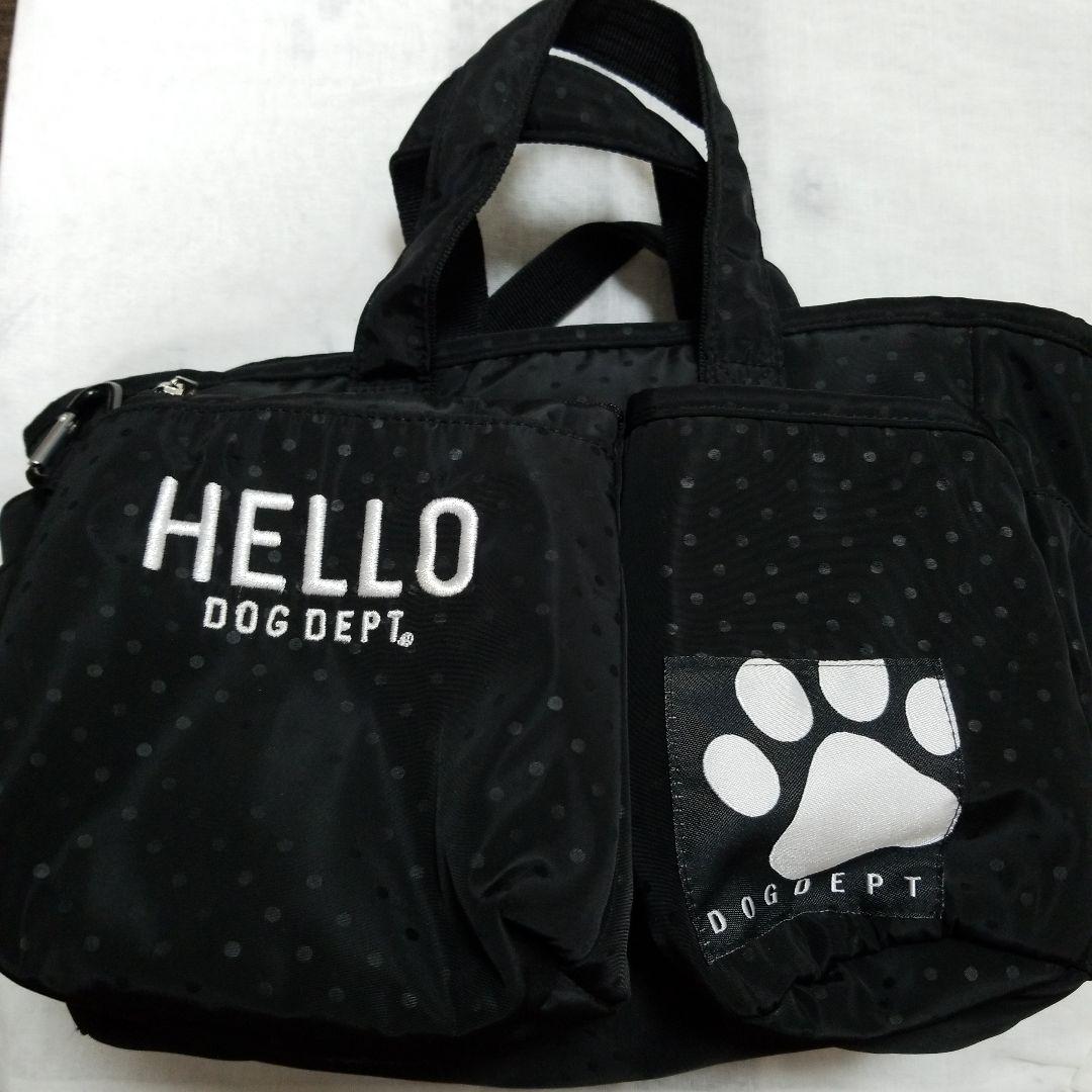 DOG DEPT ドット柄お散歩バッグ　Mサイズ