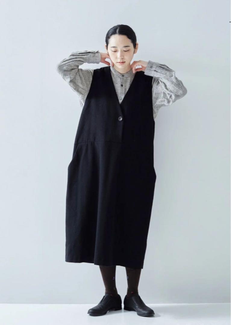 ワンピース cotton&wool herring-bone jumper skirt