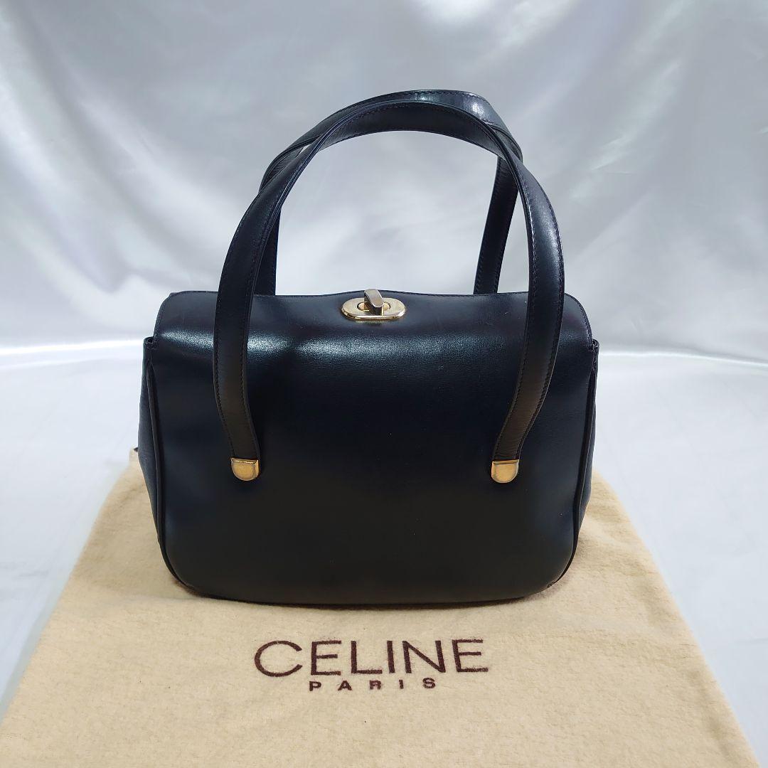 CELINE ハンドバッグ レザー