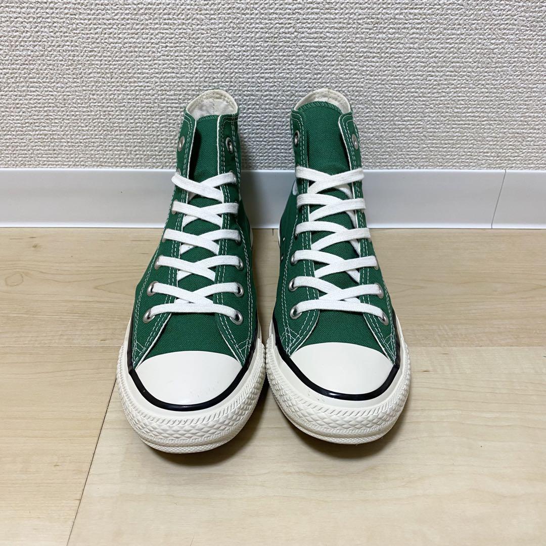 コンバースオールスター 緑グリーンスニーカーUS original 24.5