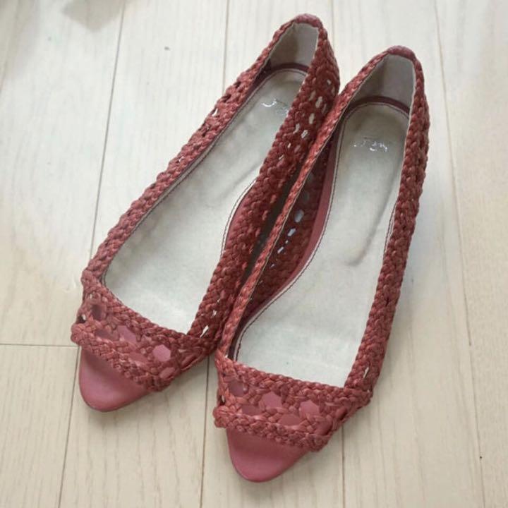 Fin メッシュレザーサンダル