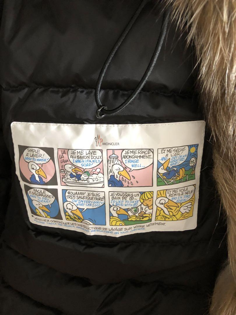 試着のみ　モンクレール　lagopede ベージュ　2 ファー　moncler