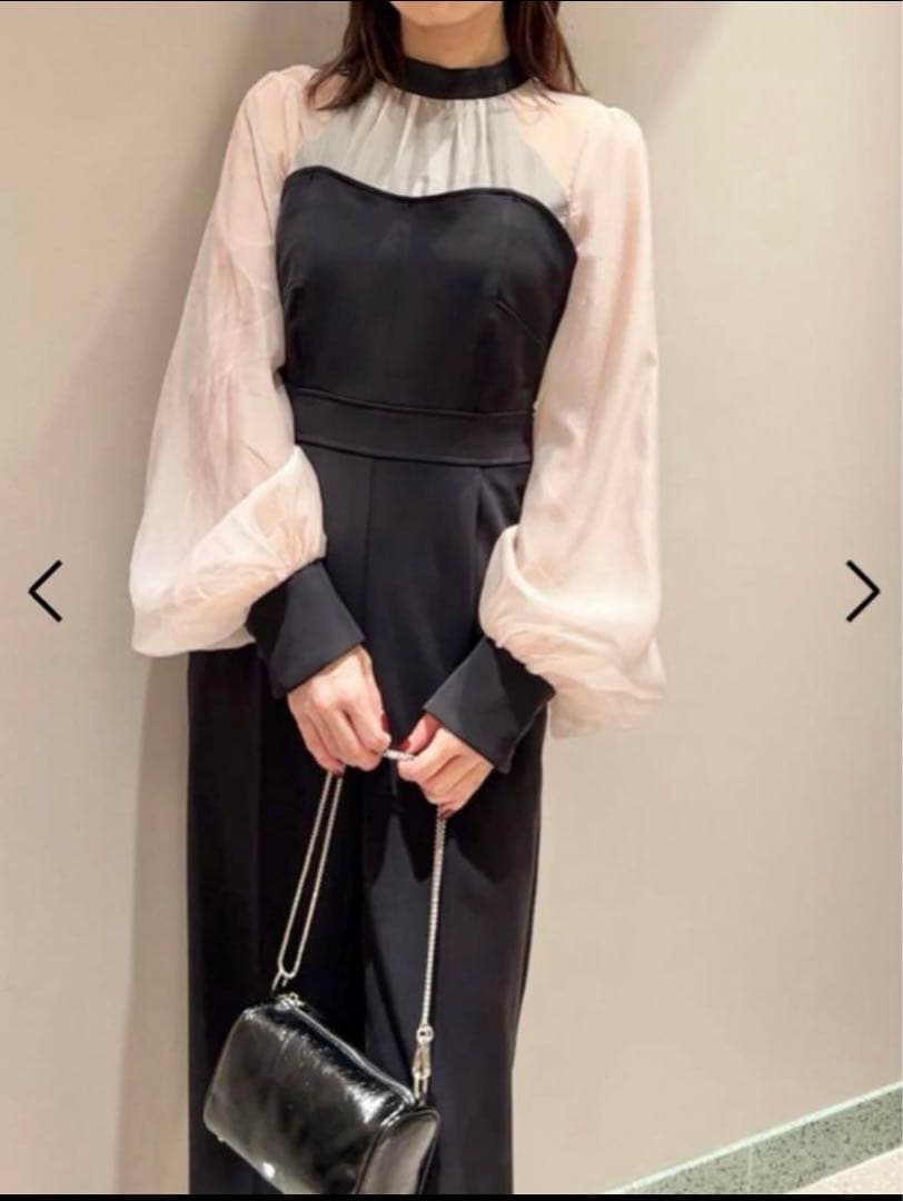 snidel♡シアーTOPベアオールインワン