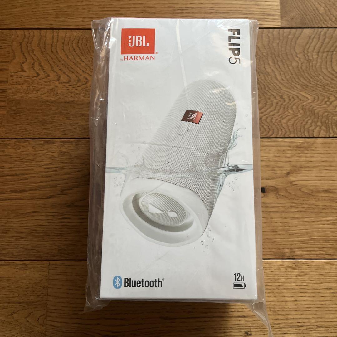 JBL FLIP5 WHITE Bluetoothスピーカー