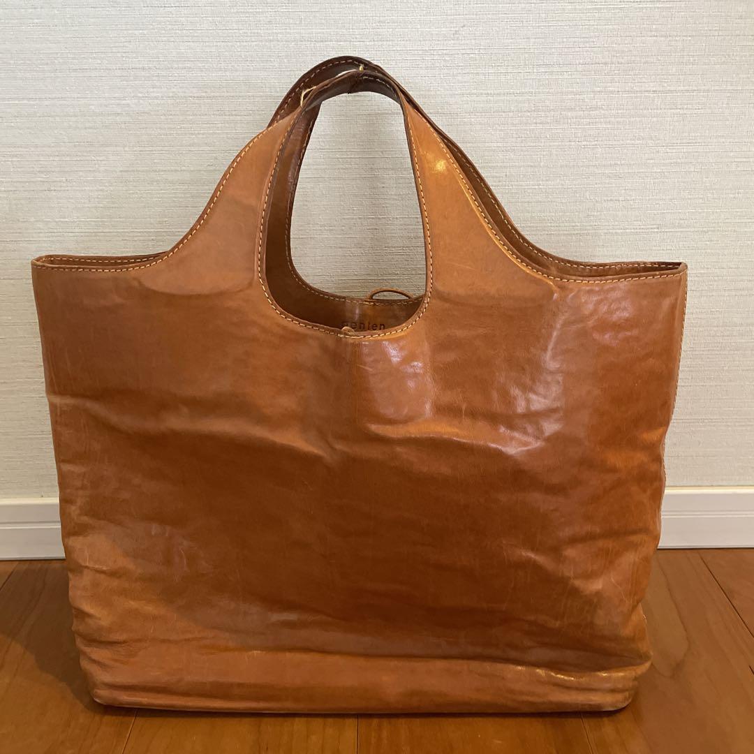 genten 皮製 トートバッグ
