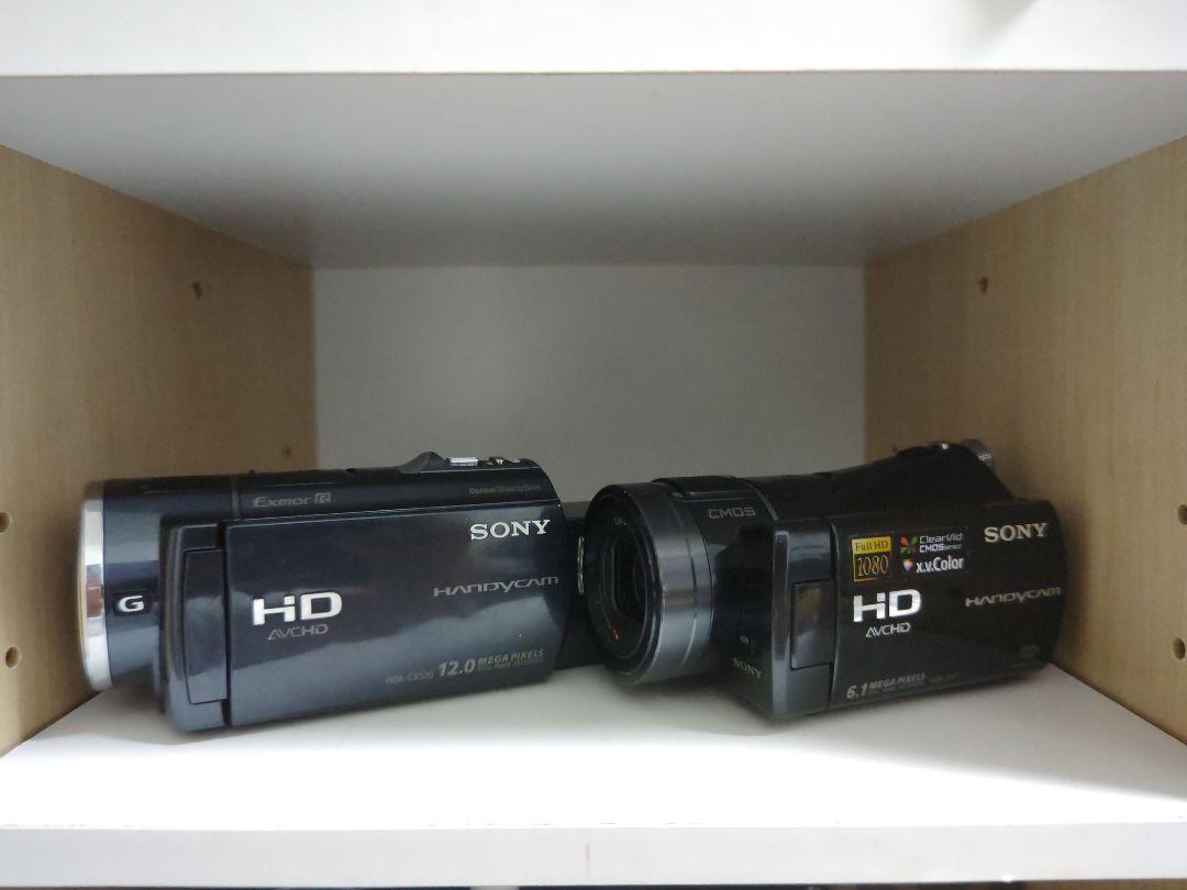 SONY ハンディカム HDR-CX520V+HDR-CX7　NP-FH100付