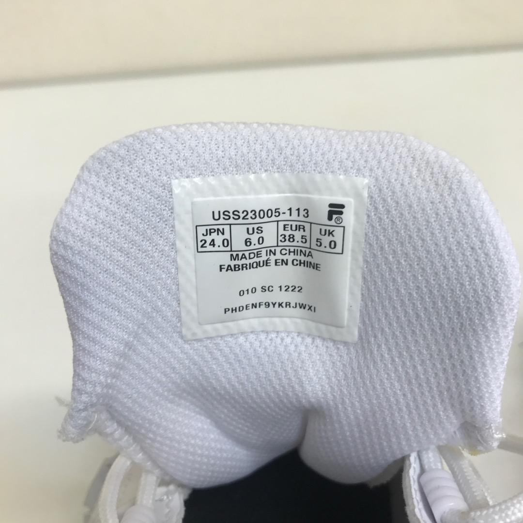 【未使用】フィラ スニーカー厚底オックスフォードバリケードXT97 24.0 白