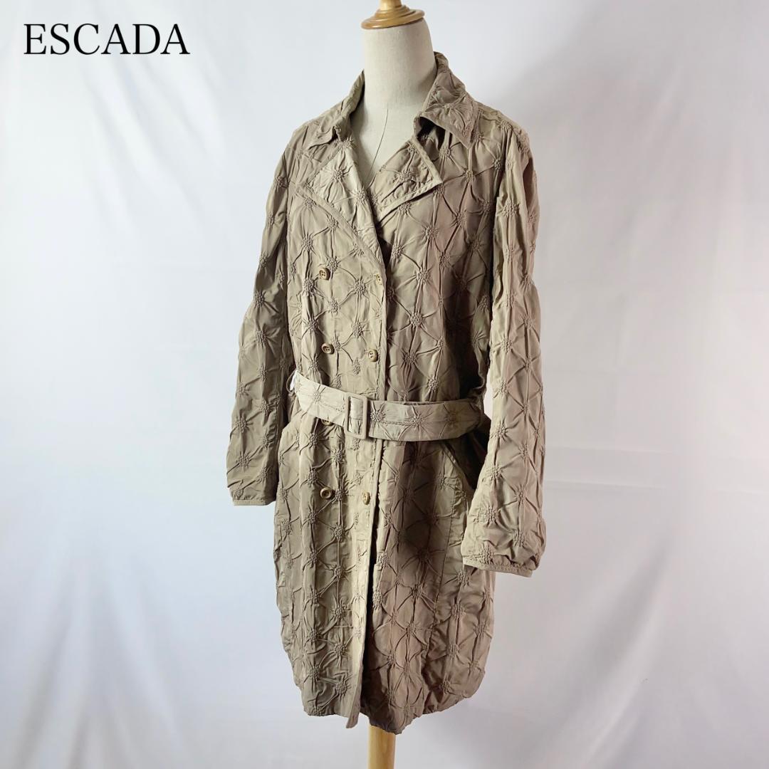 /♪美品♪ ESCADA SPORT ハイデザイン コート ベルト付き