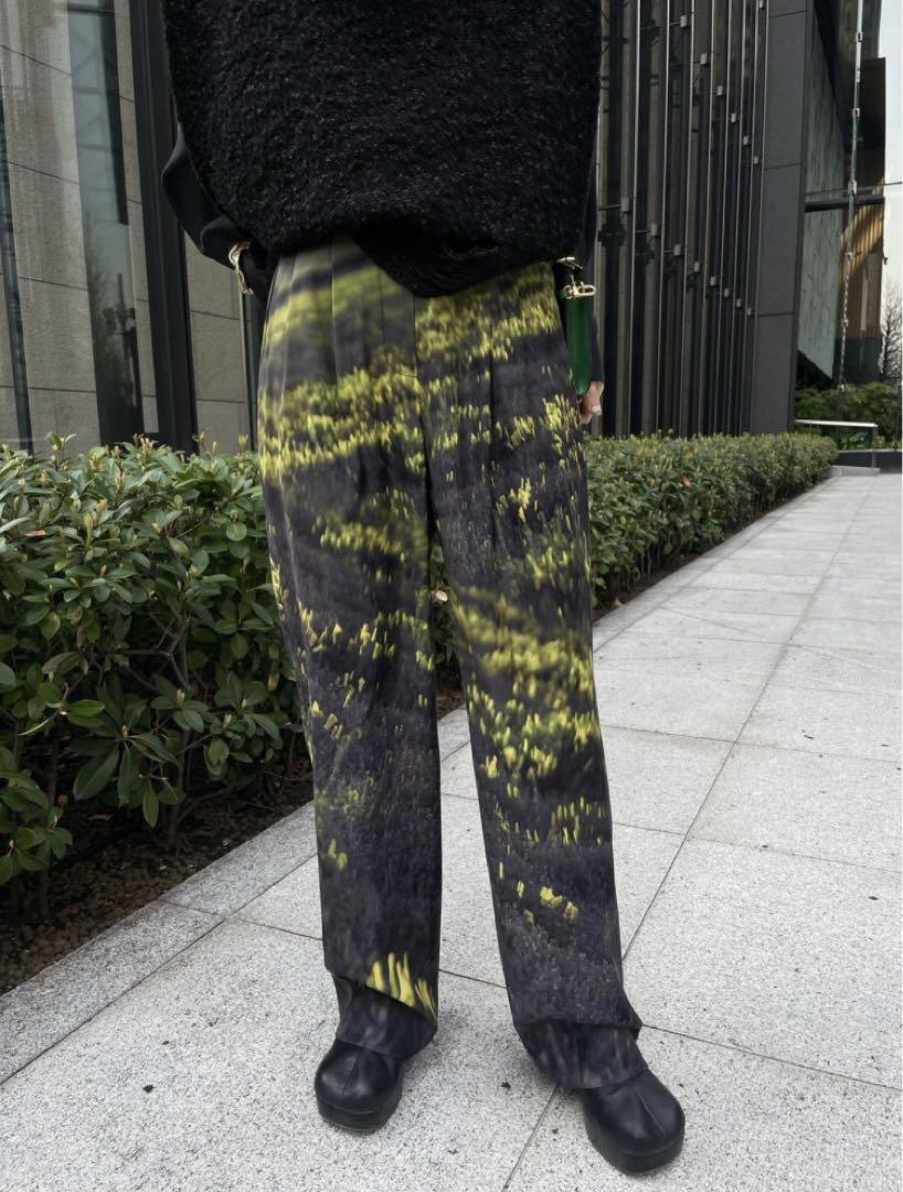 【極美品】AMERI CAMILA STRAIGHT TUCK PANTS