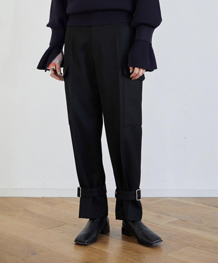 パンツ PHEENY Hard kersey military slacks