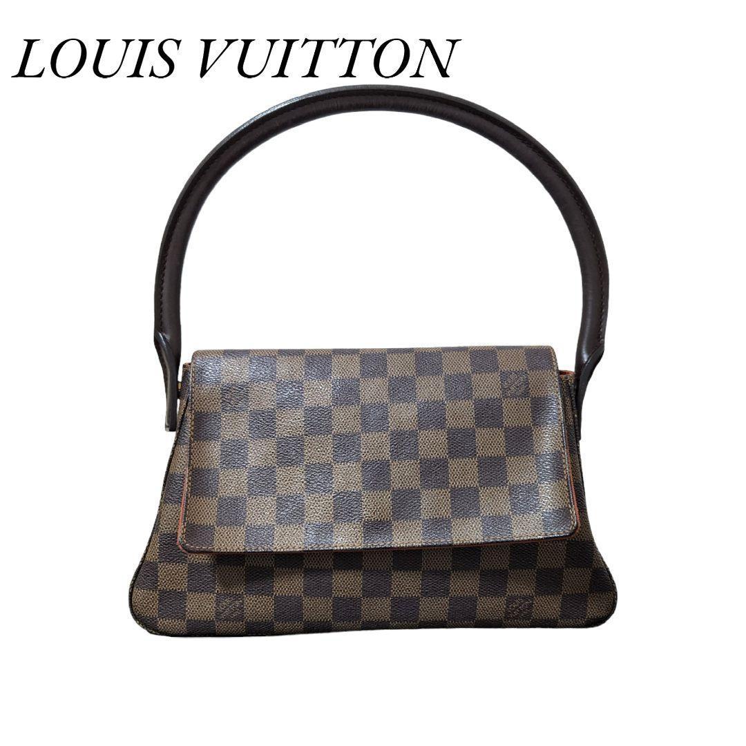 ルイヴィトン LOUIS VUITTONダミエ ミニルーピング ハンドバッグ