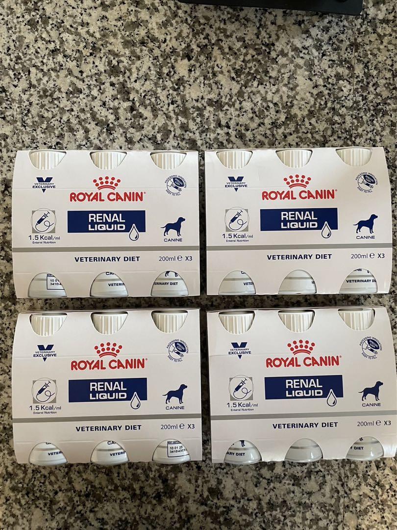 ロイヤルカナン 犬用 腎臓リナールリキッド 3本セット×4
