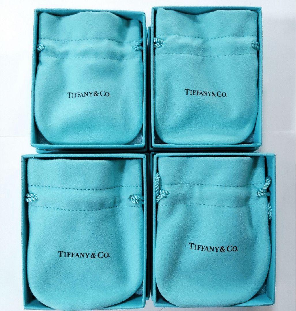 現行品 新品未使用 Tiffany ティファニー 空箱 巾着袋 ラッピング✖️4