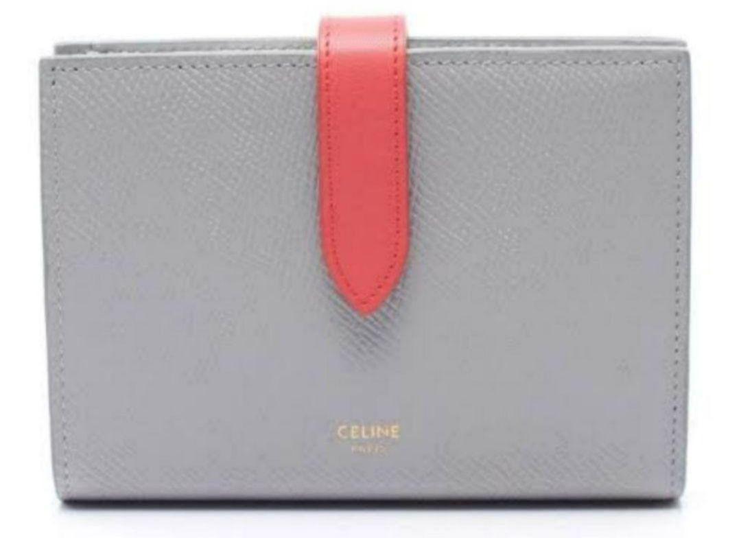 【新品未使用】CELINE セリーヌ スモールストラップウォレット ミニ財布