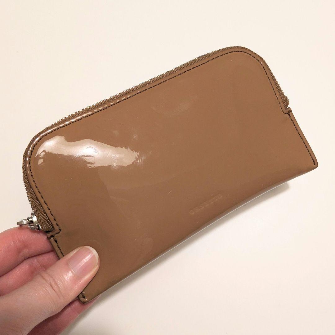 ORSETTO フラグメントケース ミニ財布 エナメル
