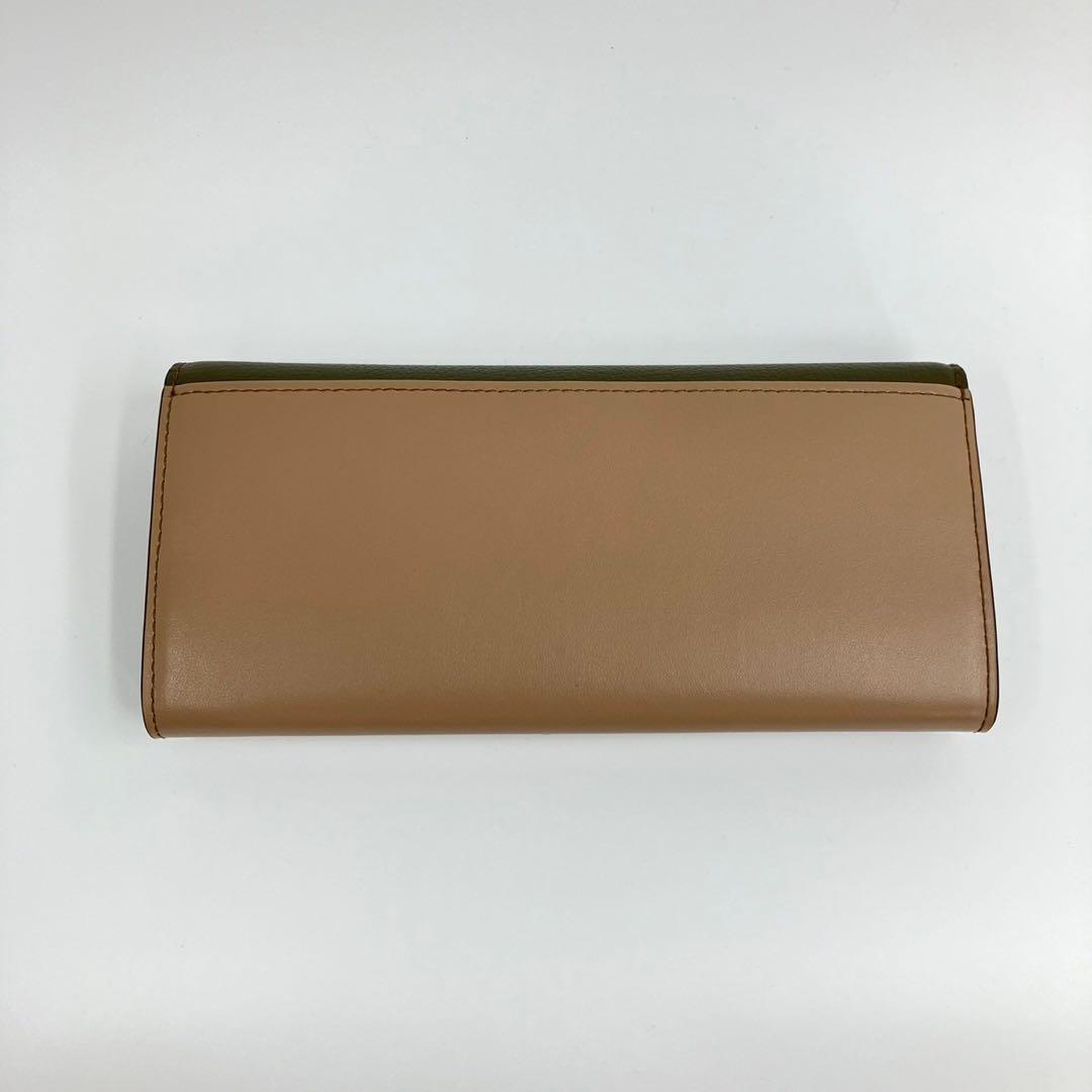 新品未使用 FURLA フルラ 長財布 バイカラー アーチロゴ A金具 フラップ