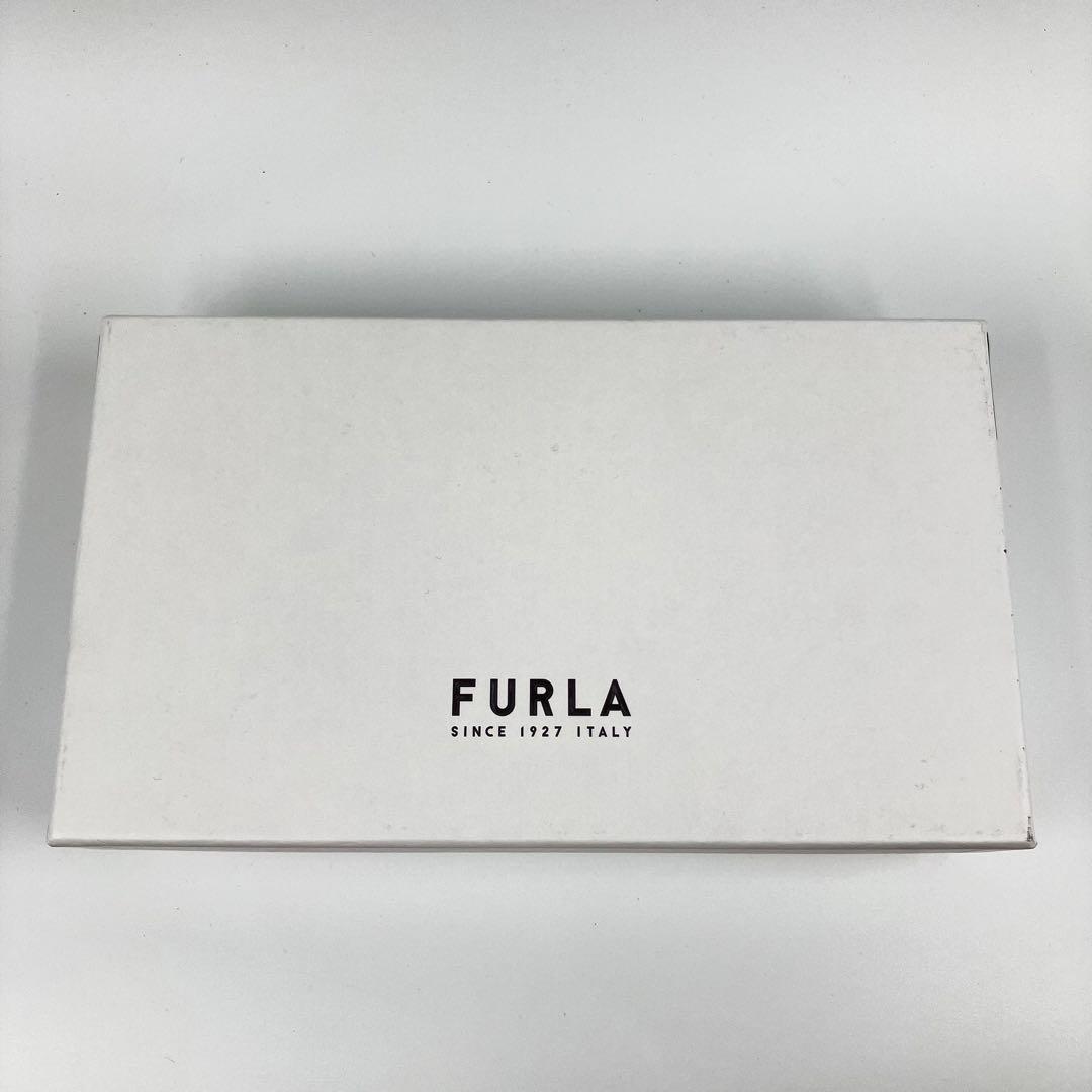 新品未使用 FURLA フルラ 長財布 バイカラー アーチロゴ A金具 フラップ